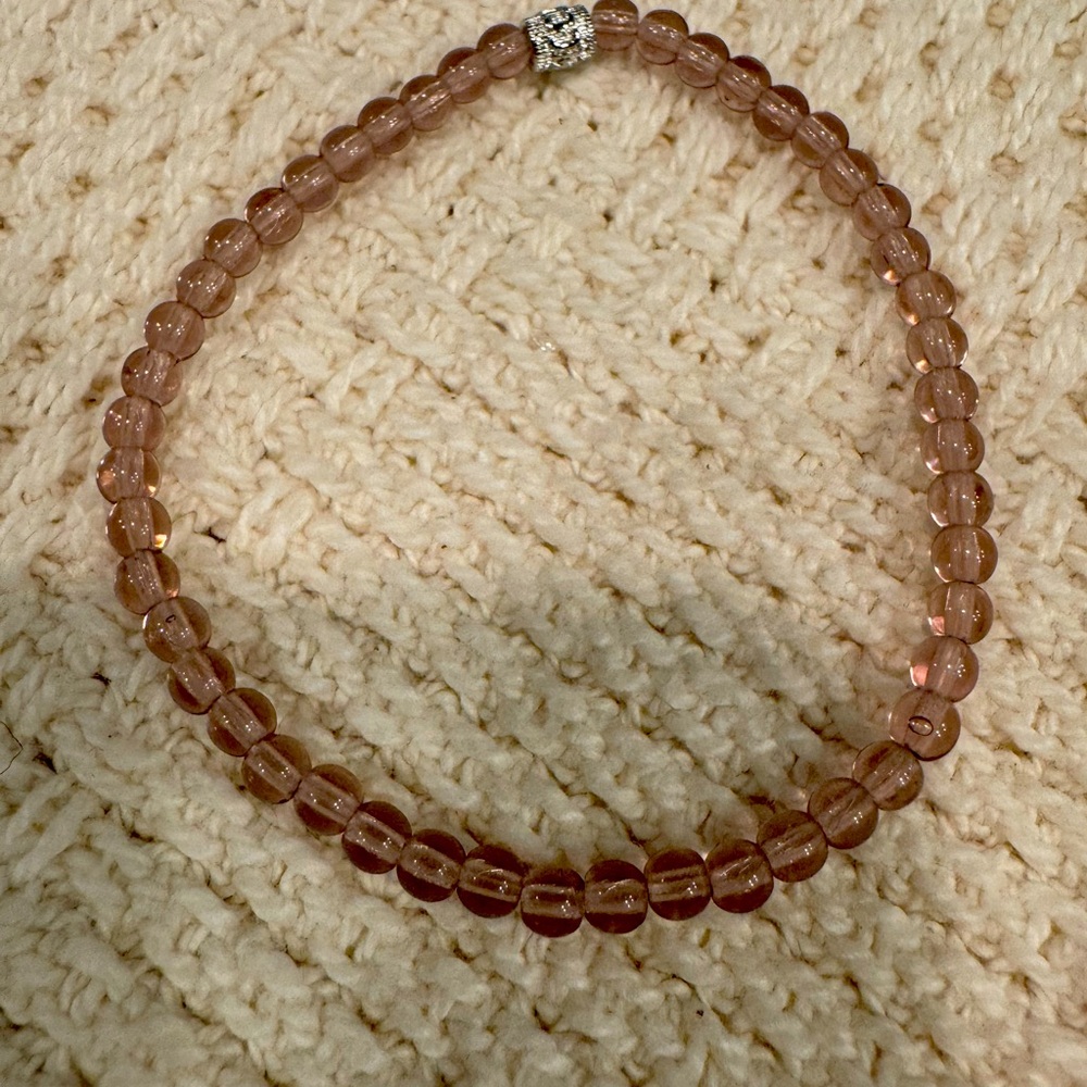 Rustic Cuff Pink Bracelet
